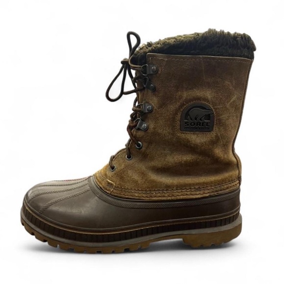Mens Vintage Sorel Kaufman Canada Snow Boots size 8 main image 2